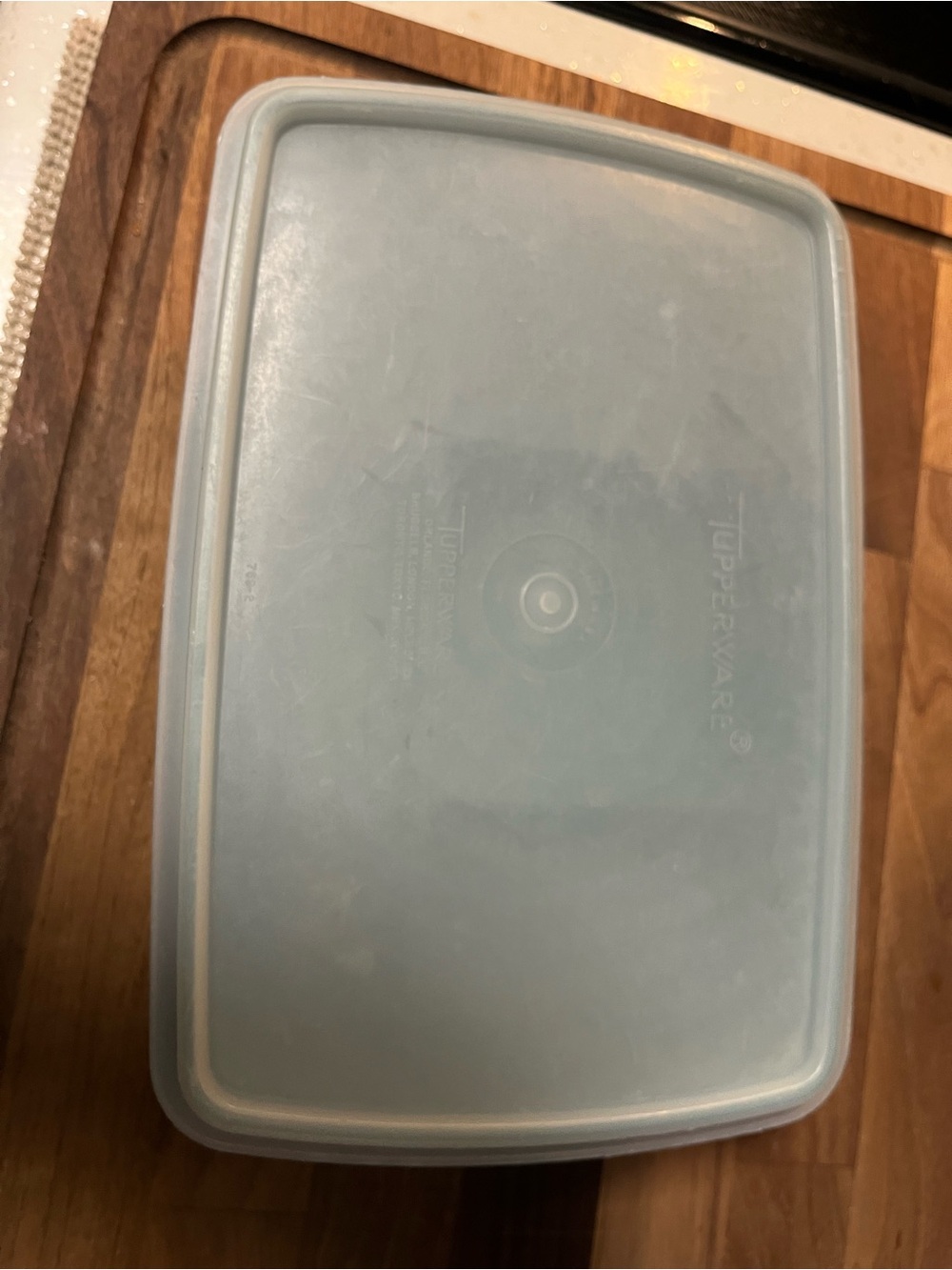 Vintage Tupperware Tuppercraft with Lid 767 Tupperware Organizer Case Blue